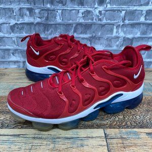 Nike Air Vapormax Plus USA University Red Blue White 924453-601 Mens Size 9